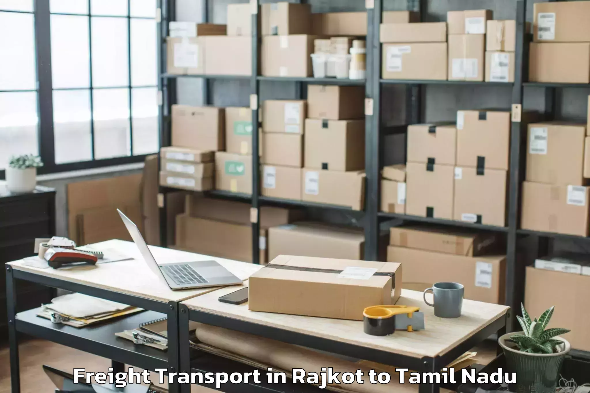 Quality Rajkot to Tallakulam Freight Transport